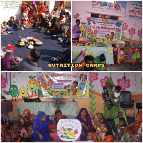 Organise nutrition camps for malnourished childrens in the villages